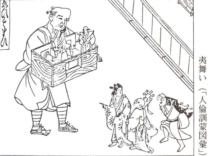 夷舞い(人倫訓蒙図彙)